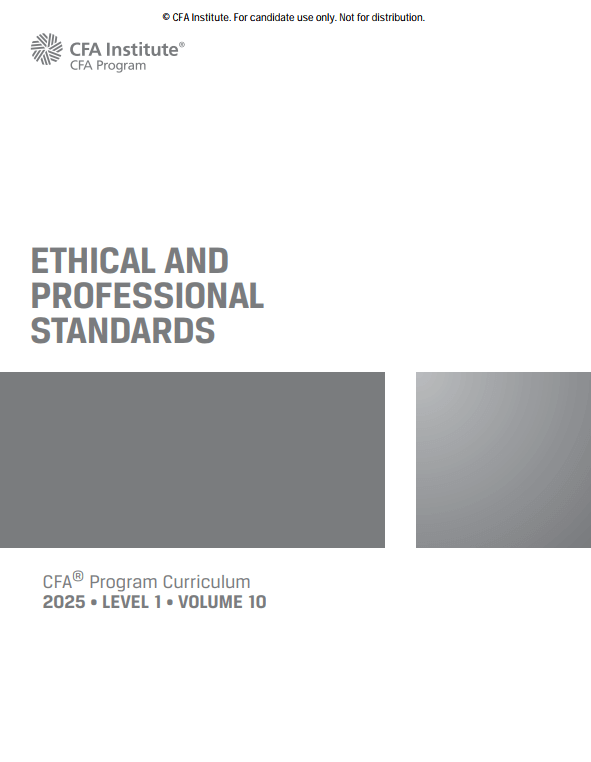 CFA 2025 Program Curriculum Level 1 Box Set