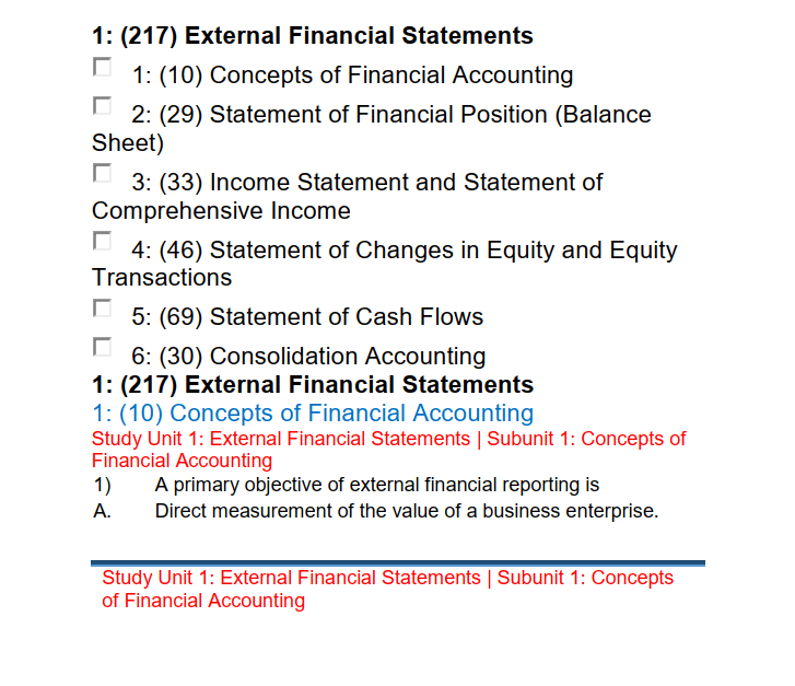 CMA Gleim Part 1 2025 Questions and Answers