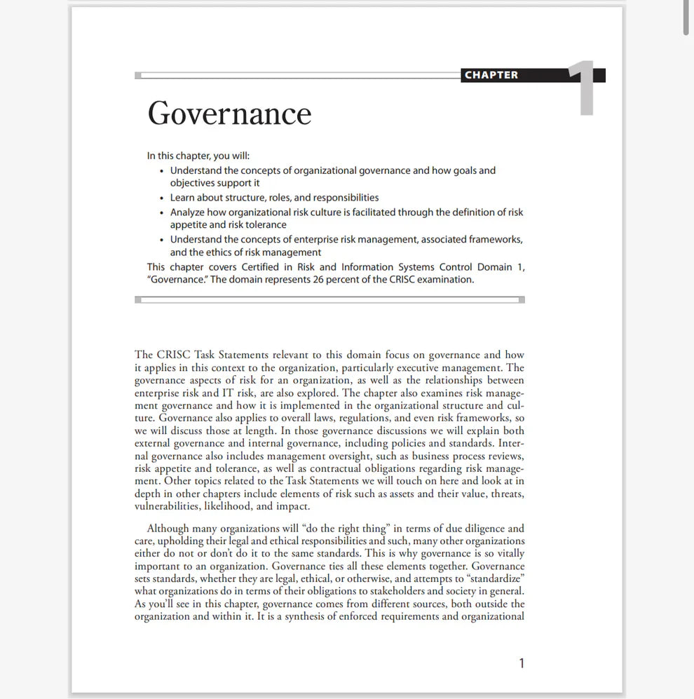 CRISC All-in-One Exam Guide, 2nd Edition