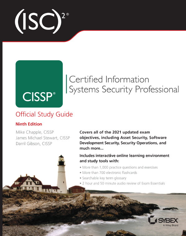 ISC2 CISSP Official Study Guide 9th Edition