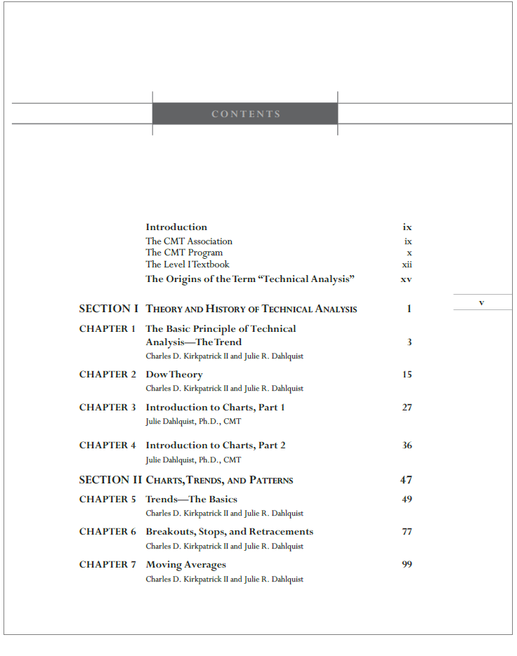 2024 CMT Level 1 Official Curriculum PDF