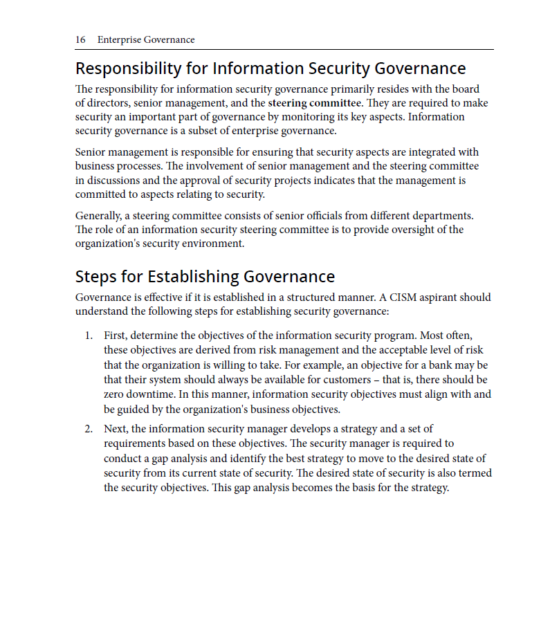 Certified Information Security Manager (CISA) Exam Prep Guide 2nd Edition