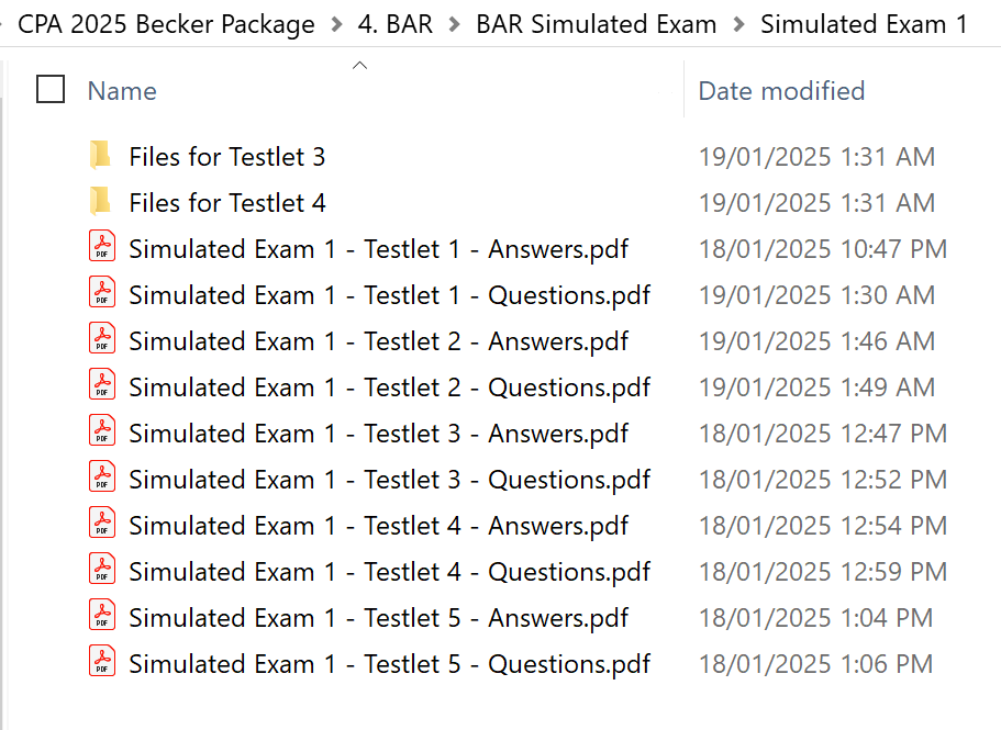 CPA 2025 Becker Bundle