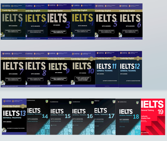 IELTS 1-19 General Training English Books Full Set
